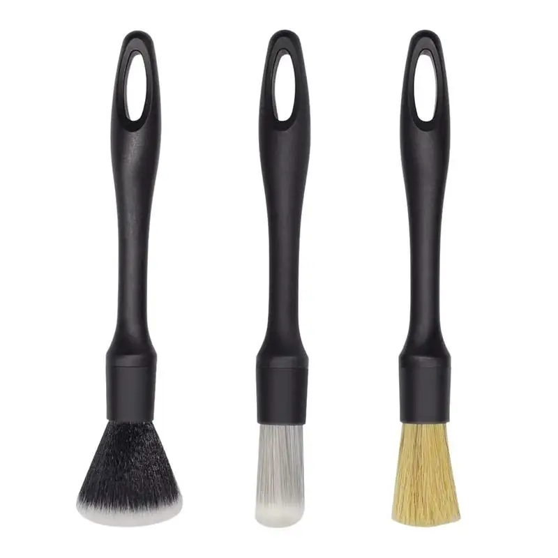 

Auto Interior Dust Brush Dust Cleaning Detail Brush Multi-Purpose Soft Bristles Interior Cleaning Set For Dashboard Center