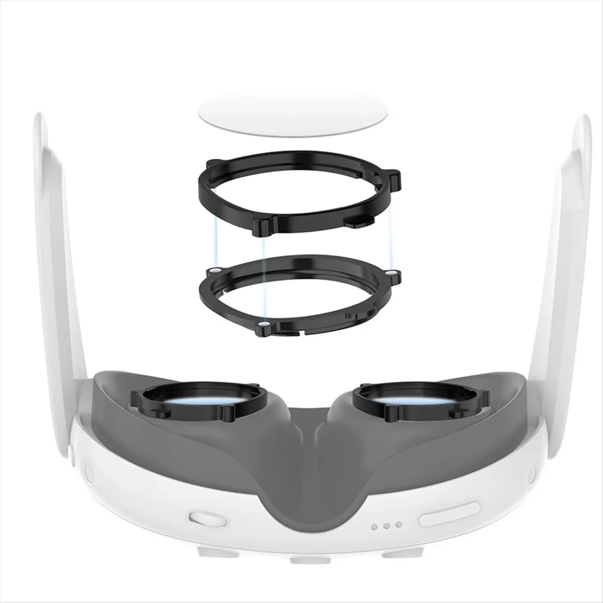 메타 퀘스트 3 렌즈용 VR 렌즈 프레임 자석 안경 프레임 빠른 분해 VR 액세서리