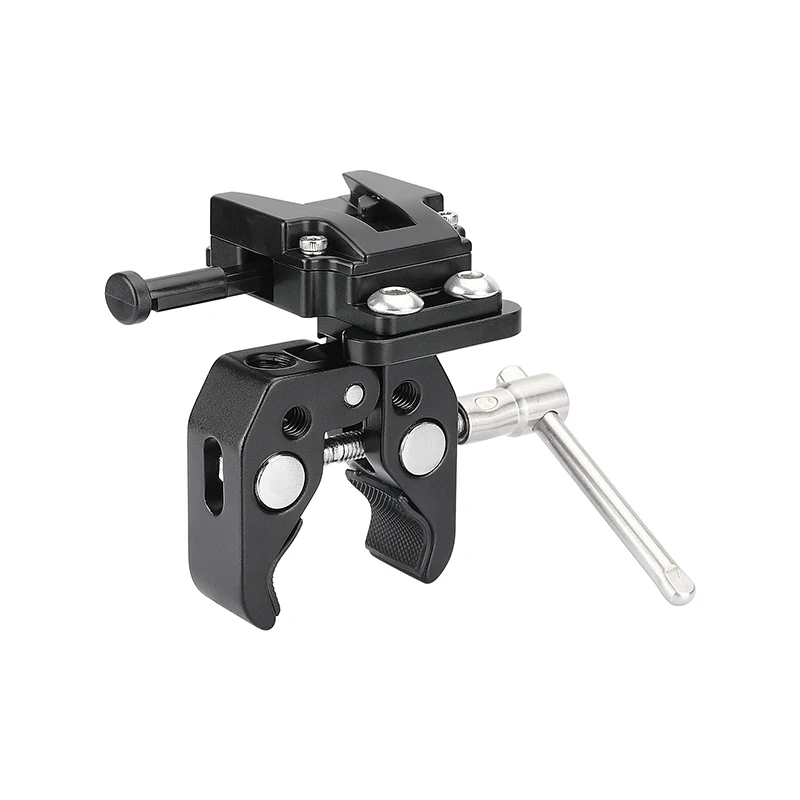 Mini V-Lock Battery Adapter V Mount Quick Release Plate + Universal Super Crab