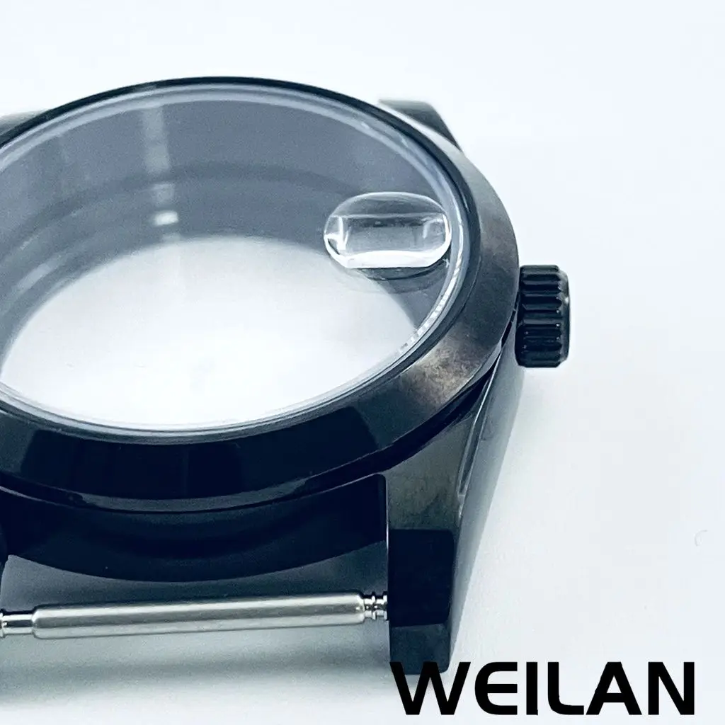 Rose Gold and Silvery Waterproof Watch Case with Sapphire Crystal