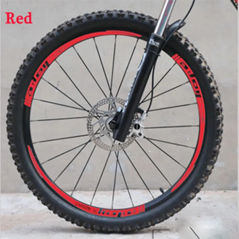 Adesivi Per Cerchi Bici - Kit Completo Per MTB 26-29 Pollici, Colore Grigio Medio Opaco - Foto 4