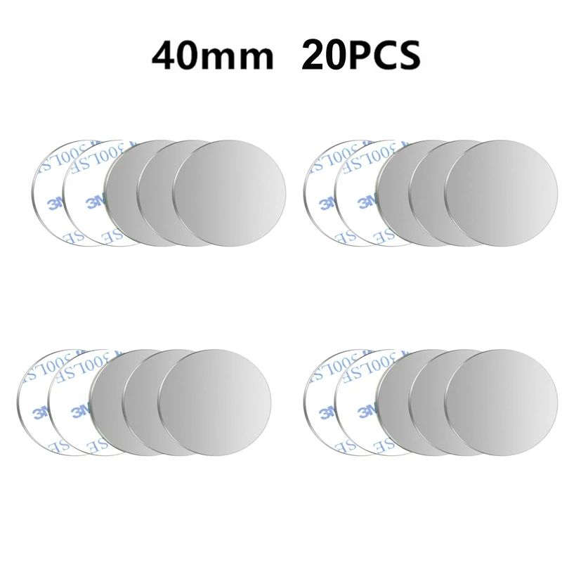 1/3/5/10/20PCS Metal Plate for Magnet Holder Mobile Phone Stand Sticker Disk Iron Sheet Plate For Magnetic Car Phone Holder