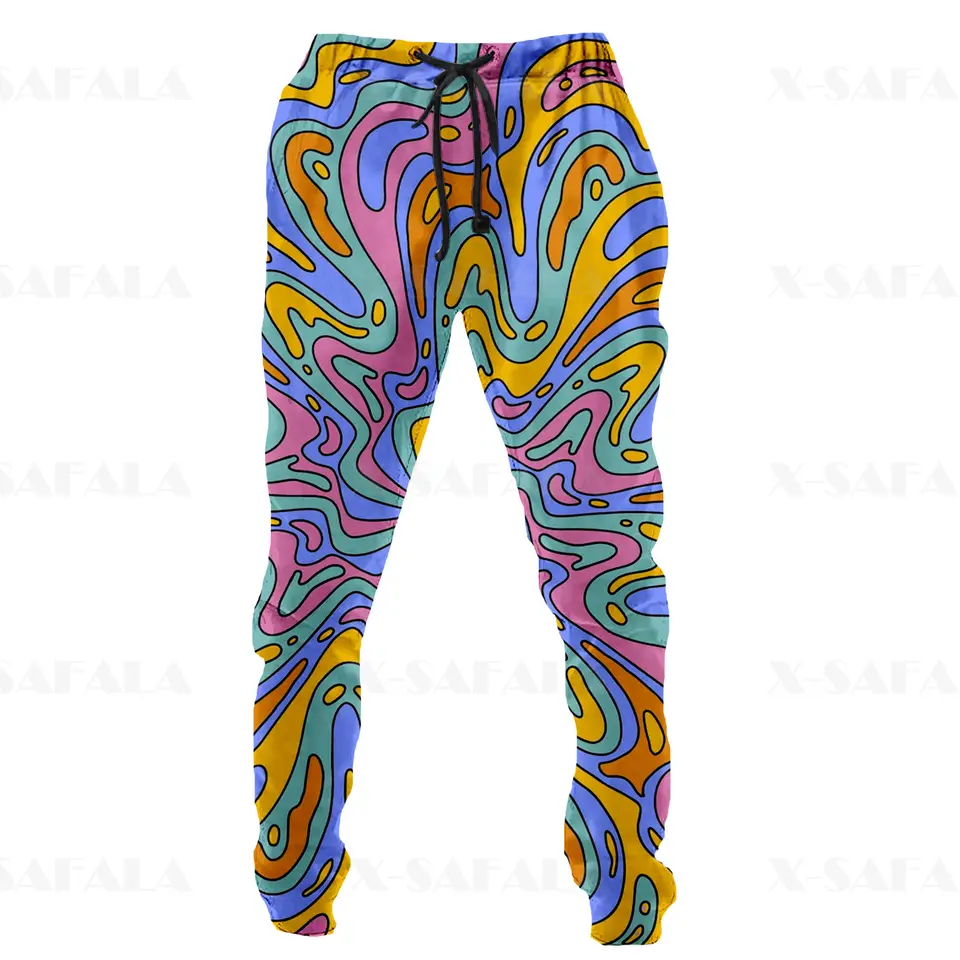 Y2K】DND4DES Digital print graffiti pant