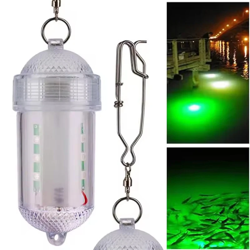 Lampe de pêche LED étanche WEIHE multicolore - Lumière sous-marine haute luminosité pour pêche profonde