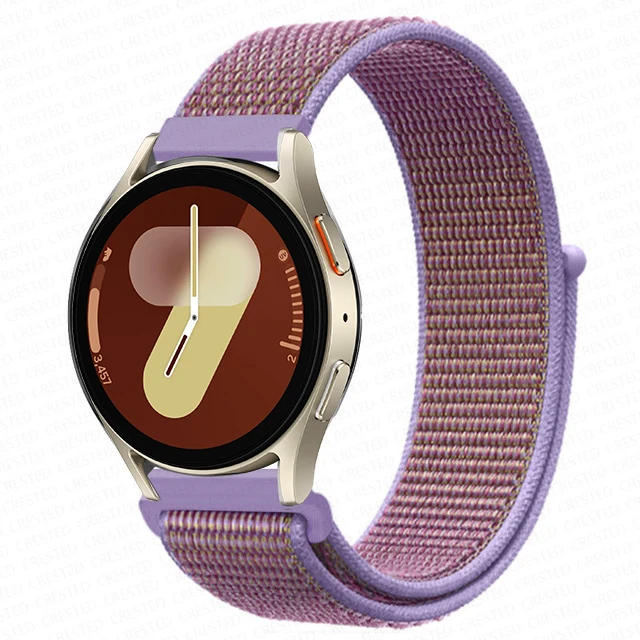 Versatile Nylon Loop Bracelet for Smartwatches - 22mm/20mm Band