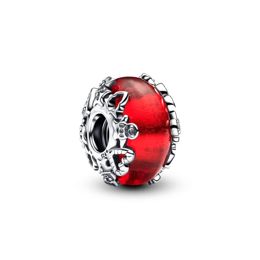 Red  Apple Chili Strawberry Heart Christmas Dangle Charm Beads Fit Original 925 Sterling Silver Bracelet DIY Women Jewelry Gift 5
