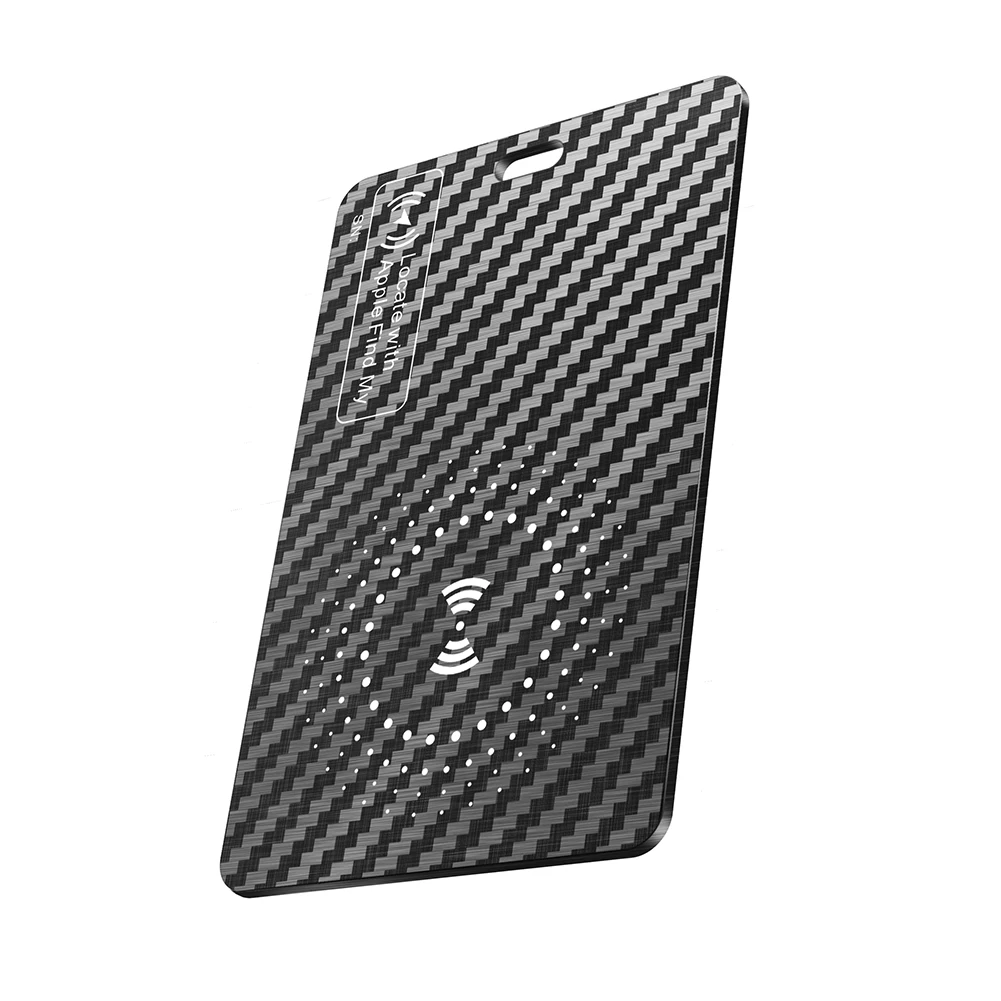 Wallet Tracker Card Wireless Charging Works for Apple Find My Waterproof Ultra Slim Tracking Card for Effortless Wallet Tracking