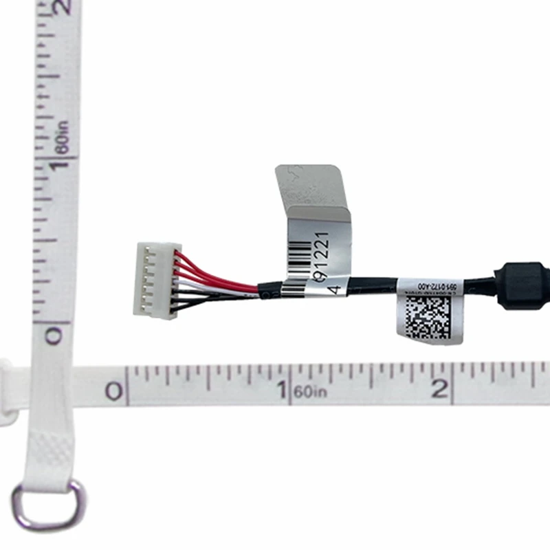 ZAHARA 9.9CM Connecteur d'alimentation DC Power Jack per dell Latitude 3511 5593 5594 Inspiron 15 3525 P112F006 3515 3405 3501 P90F005 3505 5593 Vostro 3501 3500 4VP7C DC301015Q00 DC301015T00 04VP7C
