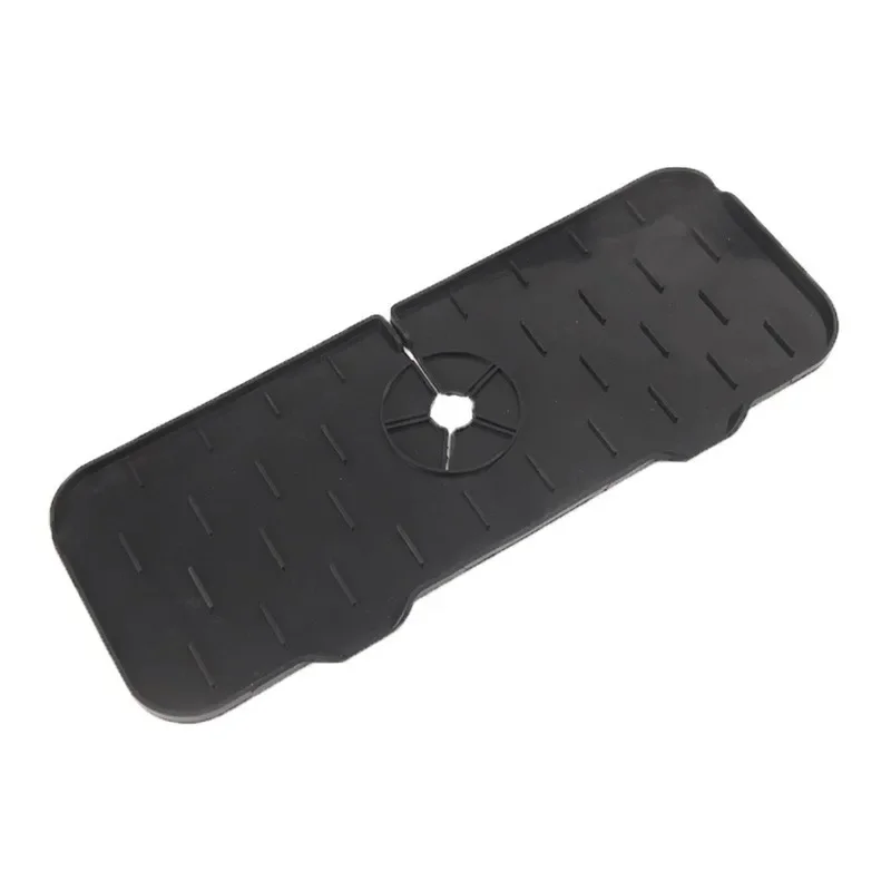 Silicone Kitchen Faucet Mat for Sink Sponge Drain Rack Foldable Sink Mat Faucet Splash Catcher Bathroom Countertop Protector kitchen accessories