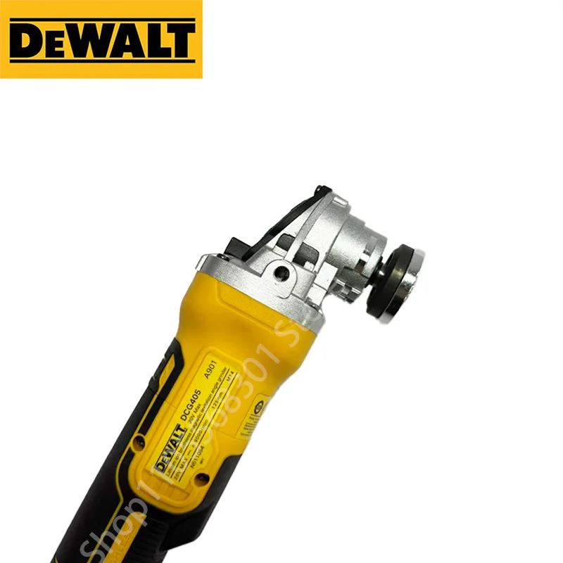 DEWALT DCG405NT 18V 최대 브러시리스 앵글 샌더, 125mm 슬림 헤드, 8500 RPM 네이키드 툴, 금속 절단, 석재 연마 및 목공용