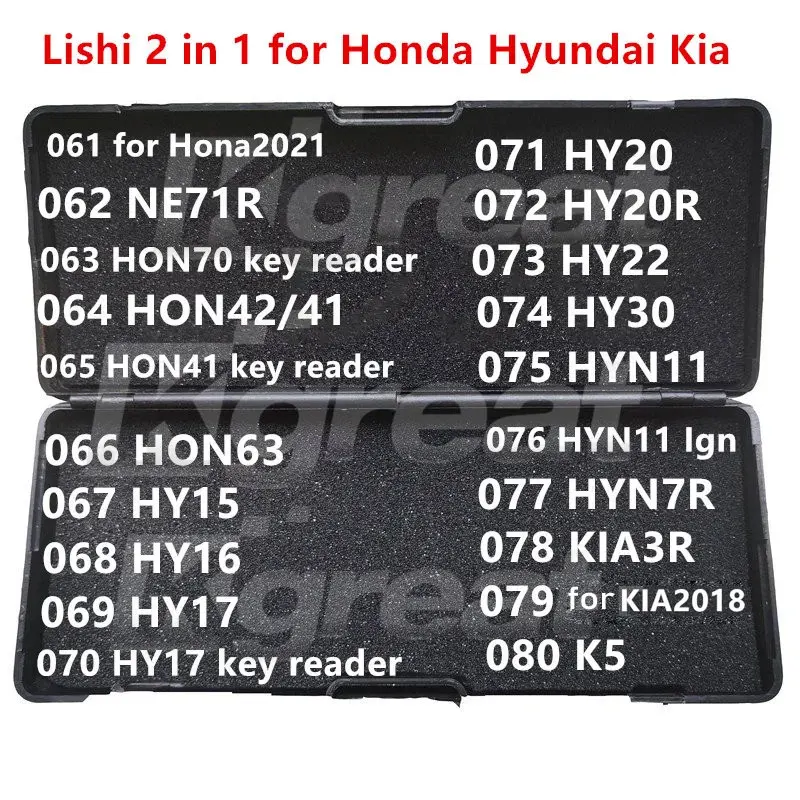 Lishi Tool 021-040 Lishi 2 in 1 HU46 YM28 HU100 HU43 B111 For GM37 GM39 GM45 VA2T HU83 NE72 SX9 NE78 VA6 VAC102 HU136 For Laguna3 Opel GM