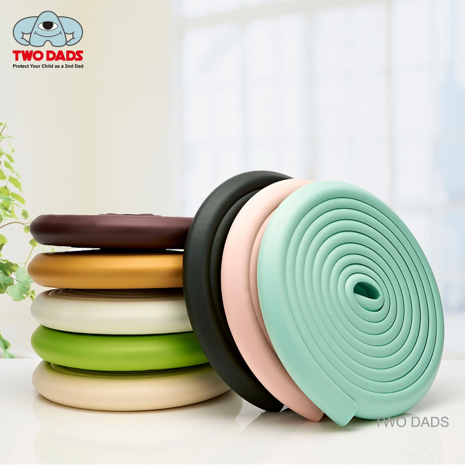 Extra Long Baby Safety Bumper Strips - Childproof Edge Protector with Self-Adhesive Corner Guards