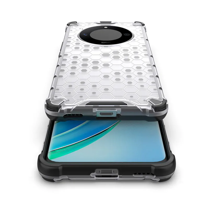 Shockproof Honeycomb Hard PC Protection Bumper Case - 6.78 inch