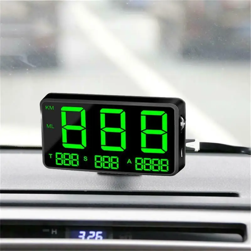 오토바이용 범용 디지털 자동차 GPS 속도계 속도 표시 KM/h MPH