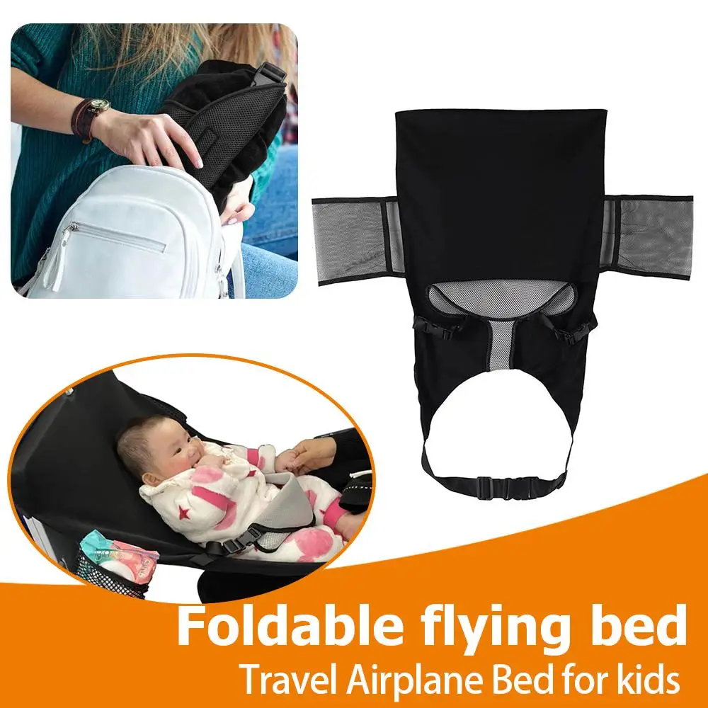 Baby Airplane Travel Bed – Kids Seat Extender & Portable Footrest Hammock 4