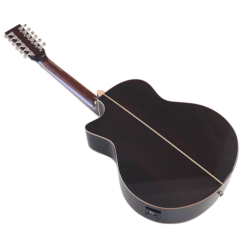 エレクトリックアコースティックギター エレクトリックアコースティックフォークギター、カッタウェイ