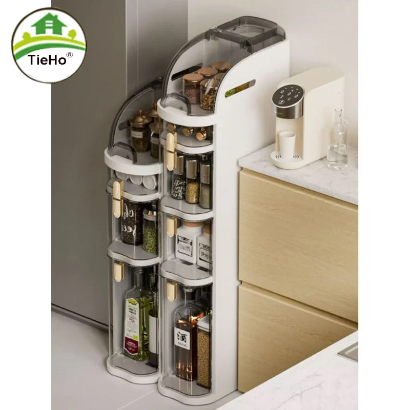 

Household Kitchen Storage Organizers With Wheels Bathroom Narrow Storage Cabinet Multi-layer Movable Storage Rack Home Furniture