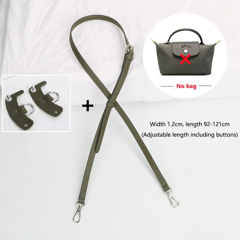 Genuine Leather Shoulder Strap Set for Crossbody Bag Transformation