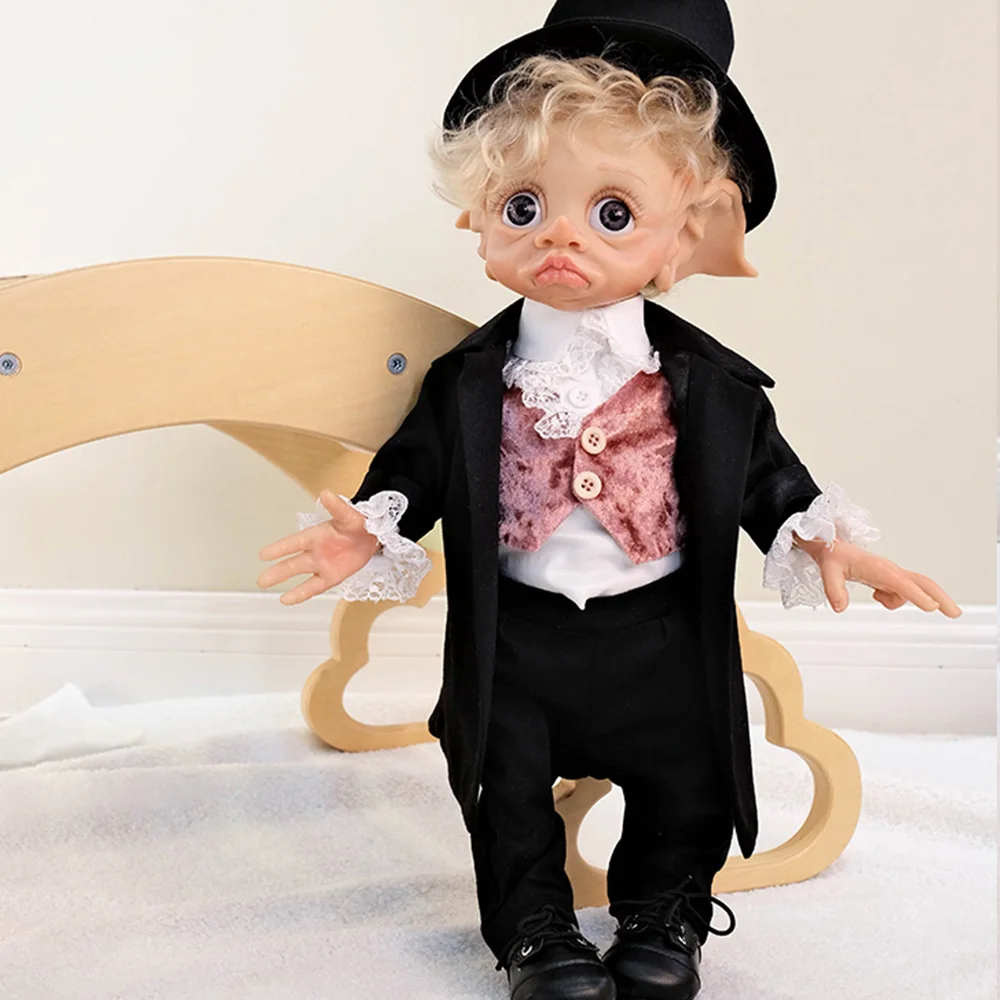

42Cm Reborn Doll Baby Tinky Fairy Elf Doll Very Cute Baby Girland Boy Handmade High Quality Detailed Pait Art Doll Gift