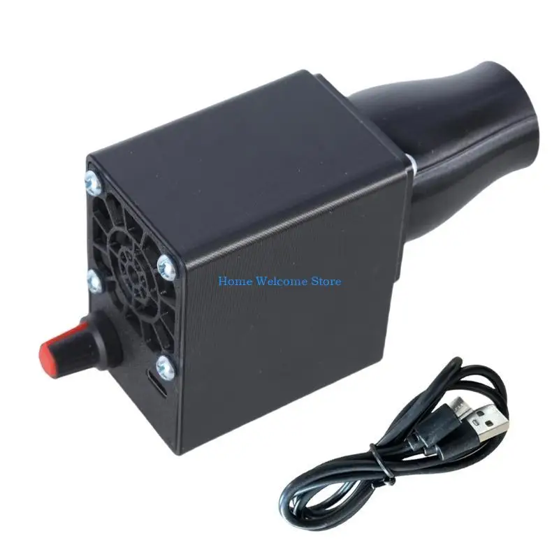 F68E 5V USB C 송풍기 그릴 바베큐 팬 야외 바베큐용 휴대용 바베큐 공기 송풍기
