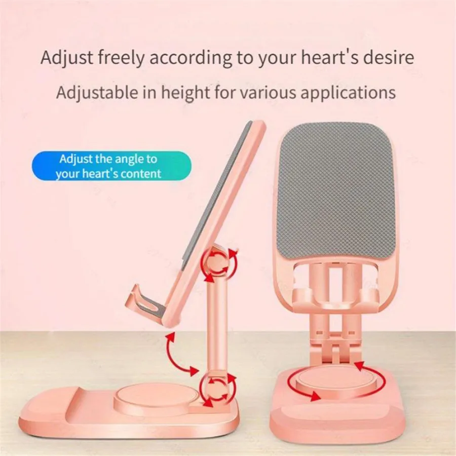 New stand mobile phone desktop folding mobile phone stand tablet PC universal watch TV live portable stand