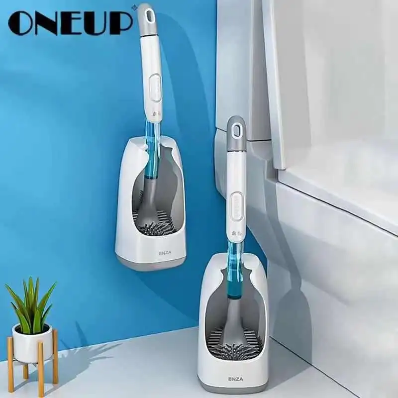 ONEUP силиконовая щетка для унитаза без мертвых углов Бытовая мойка чистка мягкая