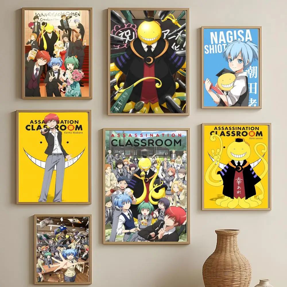 Anime Assassination Classroom Poster Versatile HD Waterproof Wall Art Self-Adhesive Decor for Any Space Ideal Gift - 2
