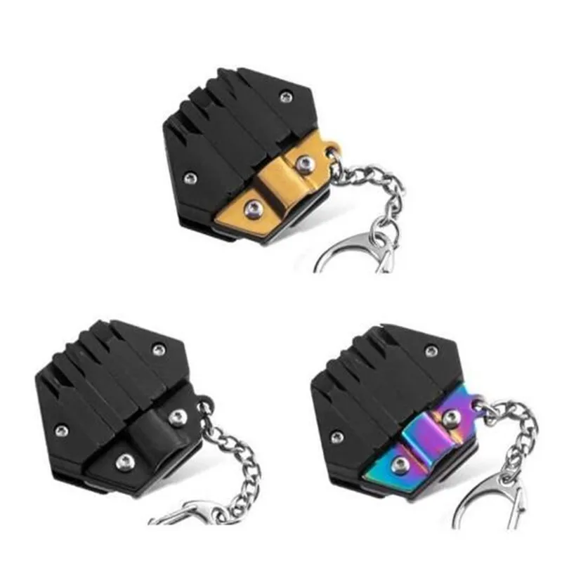 

Multifunctional Outdoor EDC Tool Hexagon Folding Coin Knife Screwdriver Bottle Opener Stainless Steel Folding Pocket Knifes-Tool