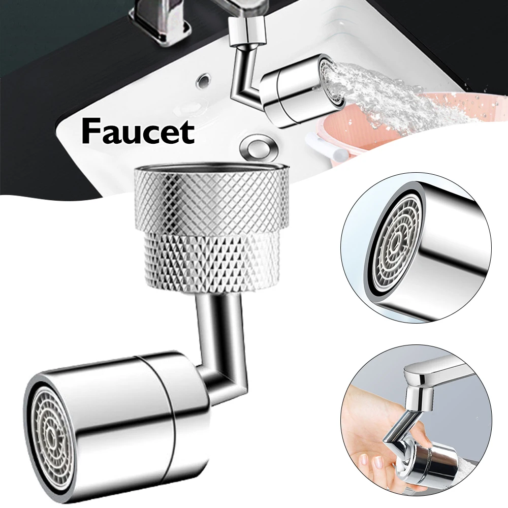 Household Kitchen Sink Faucet Extender 360°rotary Spout For Kitchen