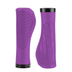 Shockproof Anti - Slip Ergonomic Bicycle Handlebar Grips (Purple)