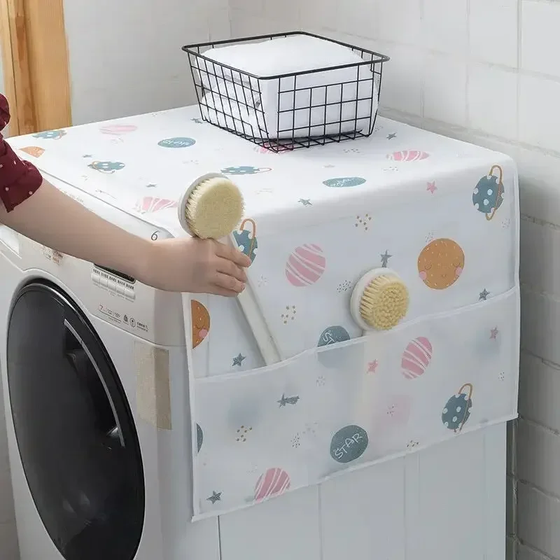 Refrigerator Dust Cover Storage Hanging Bag Single-door Double-door Storage Bag Towel dust cover
