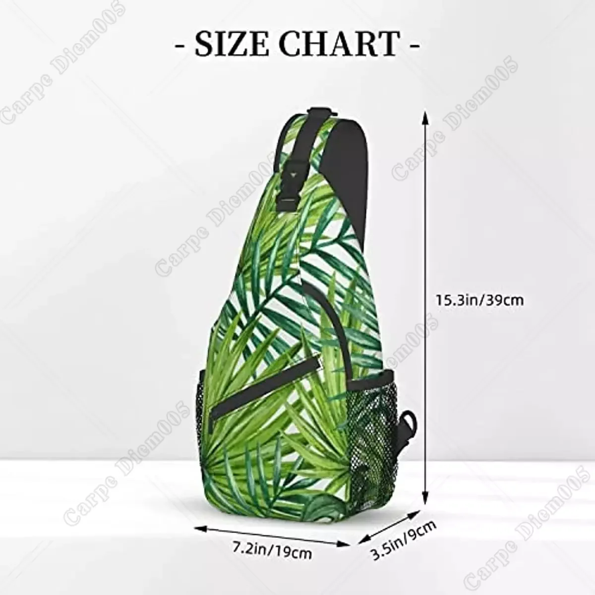 Cherry Blossom Sling Backpack - Stylish Crossbody Daypack