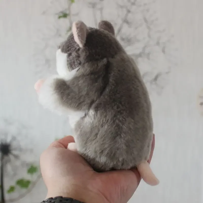 Chinchilla High Fidelity Anime Cute Plushie Hamster Plush Toys Lifelike Animals Simulation Stuffed Doll Kawai Toy Gifts For Kids 5
