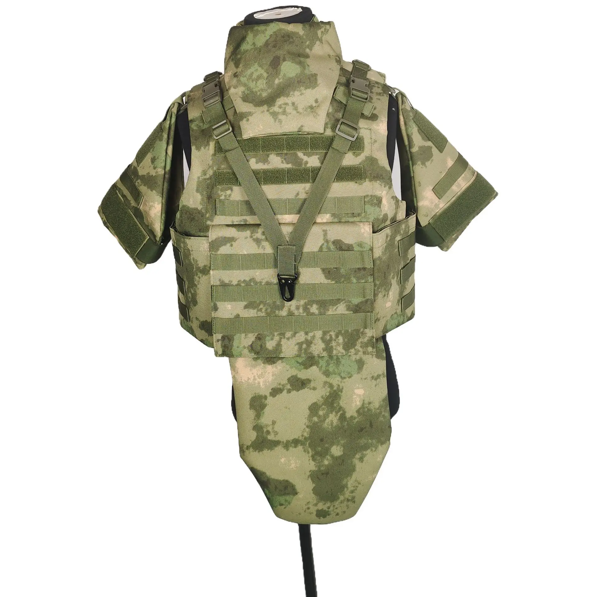 Upgrade And Expand The Full Protective Bulletproof Vest Ga2/3 Level Nij Iii  A Level Pe/kevlar Tactical Vest