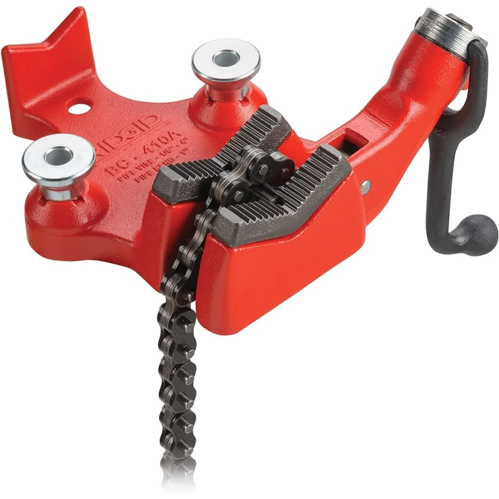 

RIDGID 40195 Model BC410 Top Screw Bench Chain Vise, Bench Vise for 1/8" to 4" Pipe and Tubing