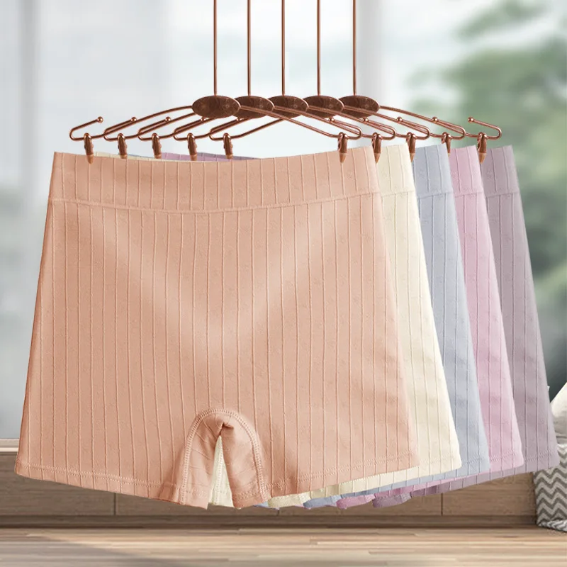 Women Large Size Cotton Safety Shorts Pants Seamless Boyshorts Panties Cozy High Waist Underwear Soft Breathable Boxer Shorts
