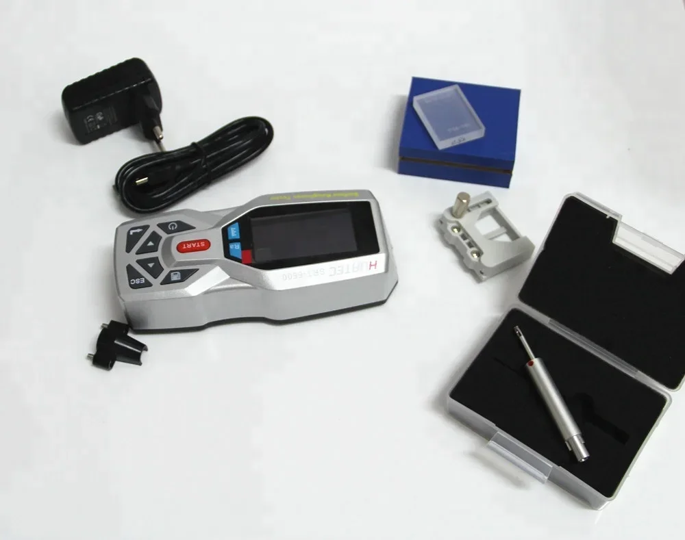 14 Parameters Portable Digital Roughness Measuring Instrument Surface Roughness Tester Price SRT-6600 5