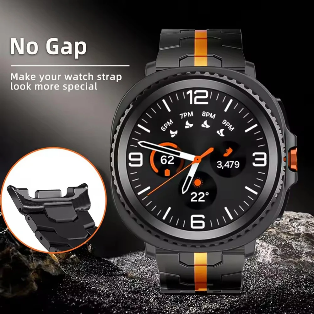 Luxury Titanium Stainless Steel Bracelet Strap