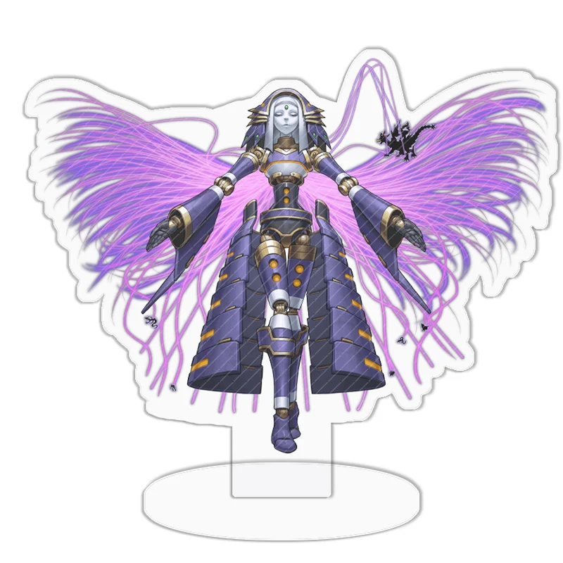 Acrylic Standing Sign: Black Rose Dragon & Dark Magician Anime Decor