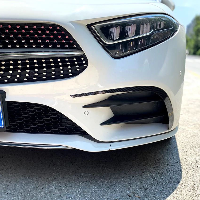 

For Mercedes-Benz CLS-Class C257 2018+ AMG Line Front Air Knife Front Bar Air Knife Appearance Modification Decorations