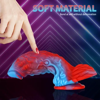 Realistic Dragon Dildo Strong Suction Cup Dildo Prostate Massager Large Anal Butt Plug Thick Dildos Sex Toys for Women Strap on 6