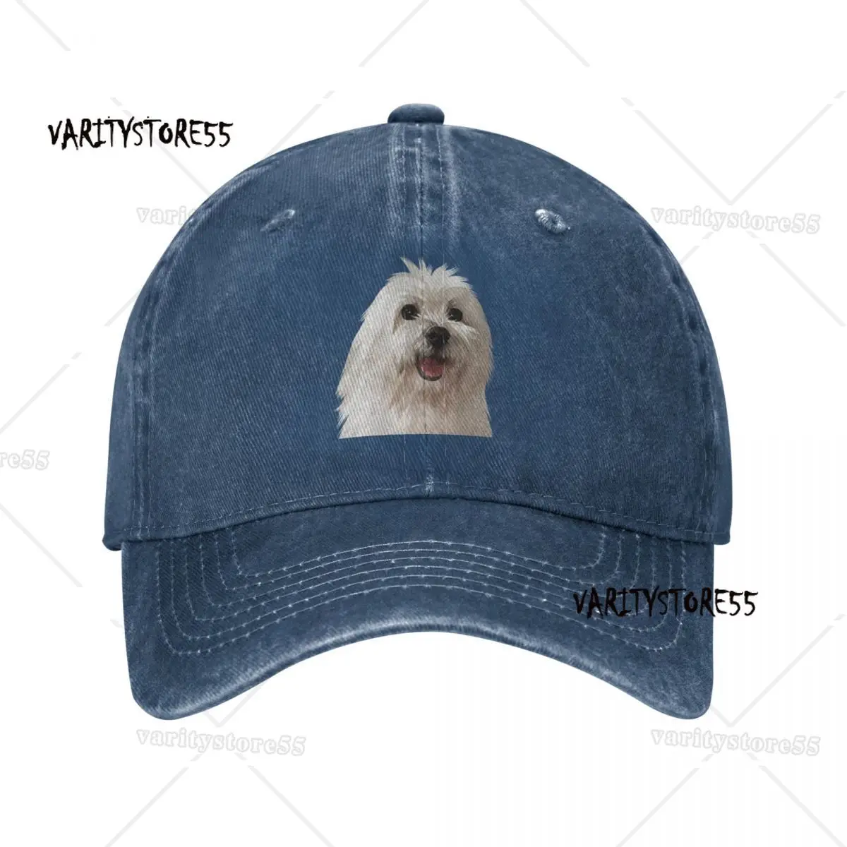 

Cute Maltese Baseball Cap Sports Caps Visor Hat Men'S Hat Women'S