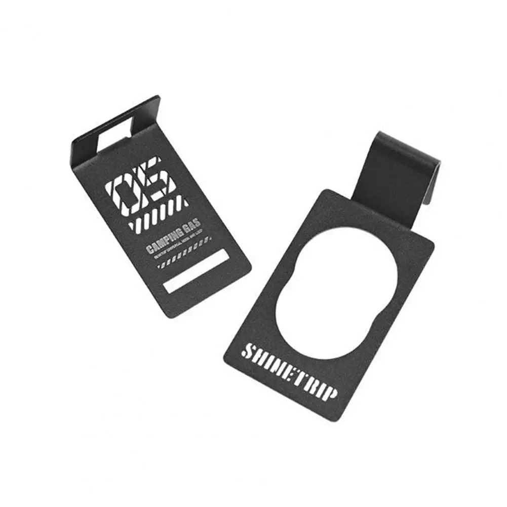 Camping Equipment Gas Canister Hanging Hook Corrosion Resistant Butane Tank Hanger Clip Strong Load-bearing for Outdoor