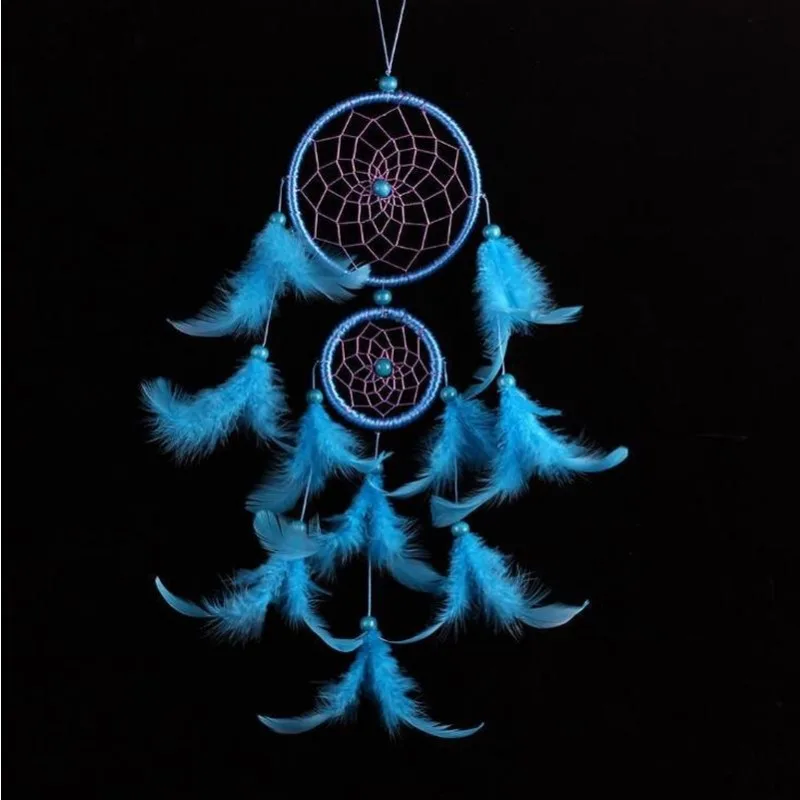 Wind Chimes Wind Chime Dream Catcher Wall Decoration New Dream Catcher Room Decor Feather Weaving Catching Up The Dream Angle Dreamcatcher Wind Chimes Indian Style Religious Mascot