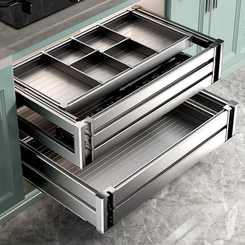 ตะกร้า ตู้ครัว ตะกร้า ตะกร้า ลิ้นชัก จาน ตู้ปรุงรสคู่ รส ตะเกียบ ตะกร้าในตัว 1