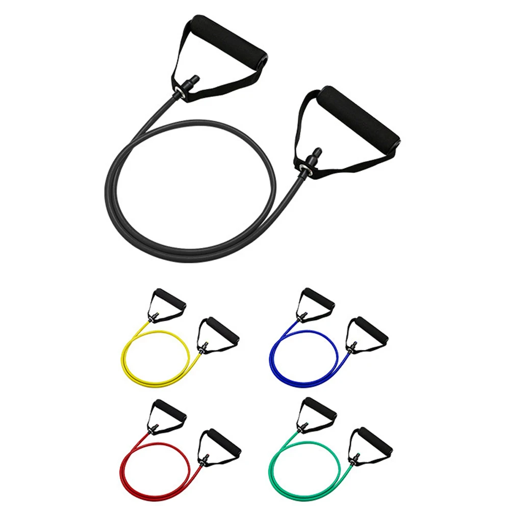Resistance Exercise Bands With Handles For Strength Training_voghion.com