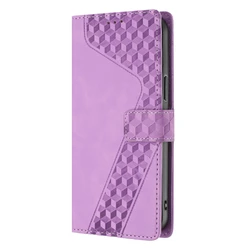 Leather Flip Wallet Case for OPPO Reno 15 (004 - Purple)