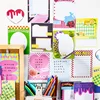 60 Sheets Ins Creative Stitching Color Pattern Memo Pad Student Diary DIY Notepad Planner Message Paper Korean School Stationery 3