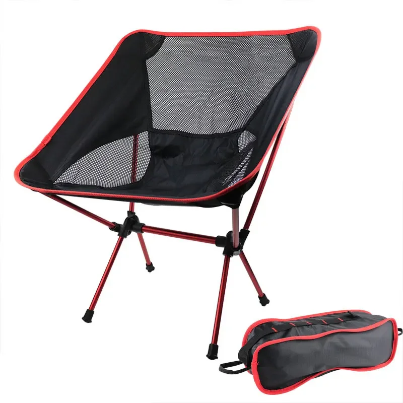 Folding Chair Travel Portable Outdoor Camping Oxford Cloth Ultralight Beach BBQ Hiking Picnic Fishing