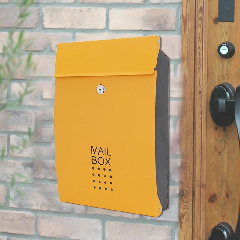 

Stainless Steel Mailbox Outdoor Warehouse Apartment Home Garden Letterbox Wall Mounted Vertical Locking Mail Post Box